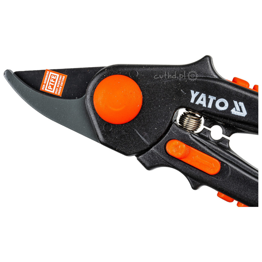 Sekator ręczny  Yato z teflonowym ostrzem Profi 190mm