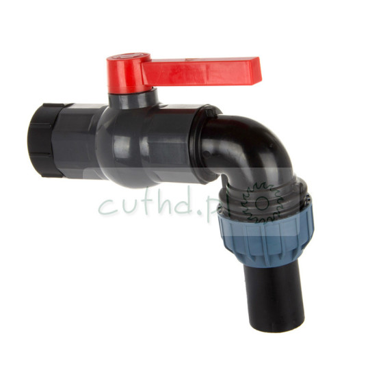Zlewka kran do kontenera IBC zawór kulowy  GW S60x6 PCV 2"