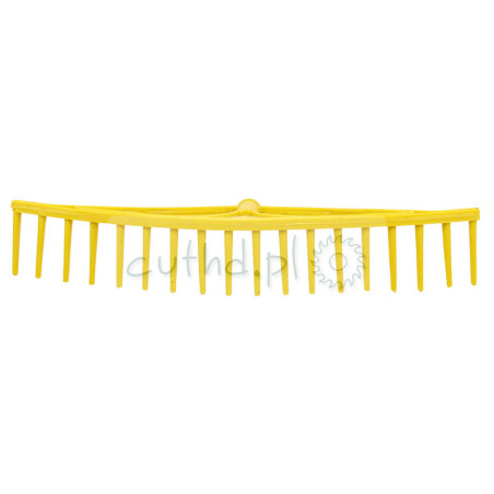 Grabie plastikowe do siana 18-zębne, 63 cm