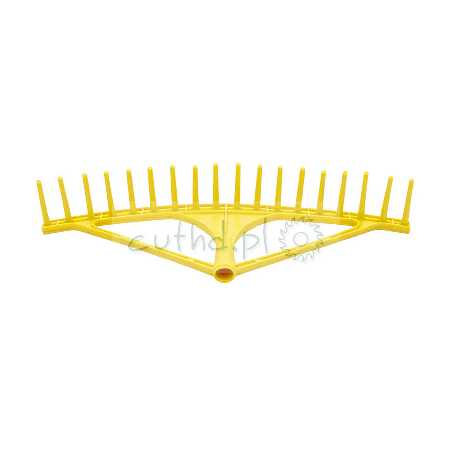 Grabie plastikowe do siana 18-zębne, 63 cm