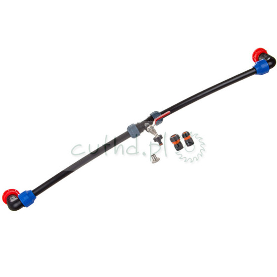 Zestaw do zbiornika Mauzer: łącznik S60x6 +zawór metal 3/4" + złącza
