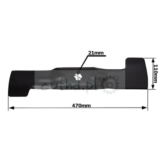 Nóż kosiarki MTD Yard Man Gutbrod długość 470mm