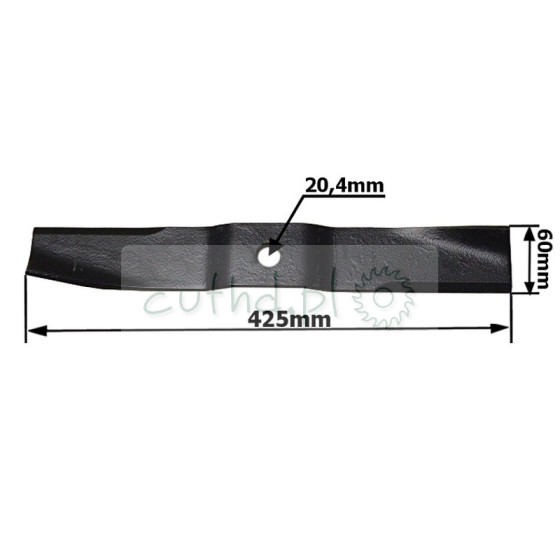 Nóż kosiarki Iseki 428mm  Granit